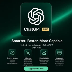 ChatGPT Plus Monthly Subscription – Instant Access to Advanced AI
